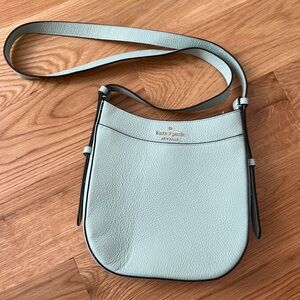 Kate Spade ♠️ Leila North South Crossbody Bag Seawater Mint Green